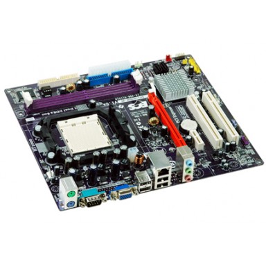 Placa de baza ECS 755-A2, SK 754, 2*DDR, AGP, S-ATA, SB, LAN, FSB 800